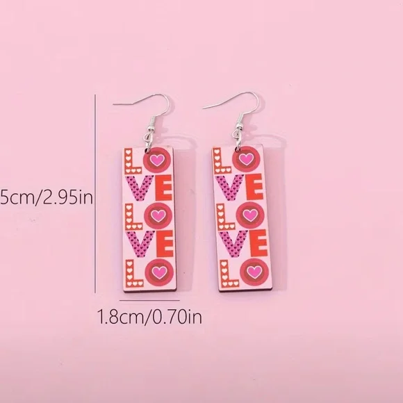 Valentine’s Day’s Earrings 2 pair - Picture 3 of 4